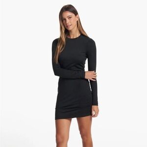 Halo Vuori Black Long Sleeve Dress